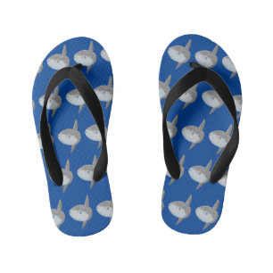 Chinelos Infantis Cartografia fofa mola de peixe-sol oceânico