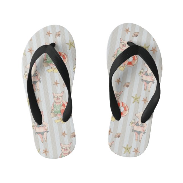 Chinelos Infantis Chanclas divertidas (Pé da cama)