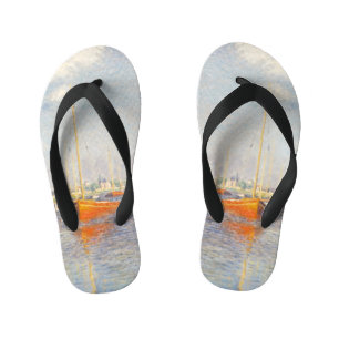 Chinelos Infantis Claude Monet. Red Boats, Argentina