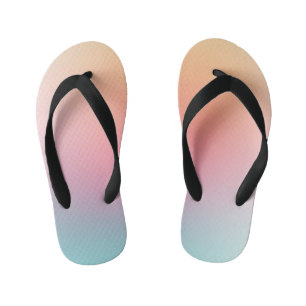 Chinelos Infantis Cor do arco-íris Tendência Vermelha Cor-de-rosa Co