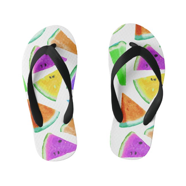 Chinelos Infantis Criação de Padrão de Melancia 6