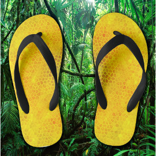 Chinelos Infantis Dourado dinossauro