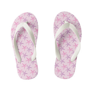 Chinelos Infantis Estaleiro rosa-querido e púrpura