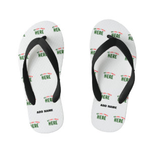 CHINELOS INFANTIS ESTILO MODERNO PERSONALIZÁVEL BRANCO VERIFICADO MA