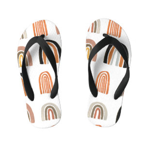 Chinelos Infantis Estilo Simples Pastel Rainbow Kids