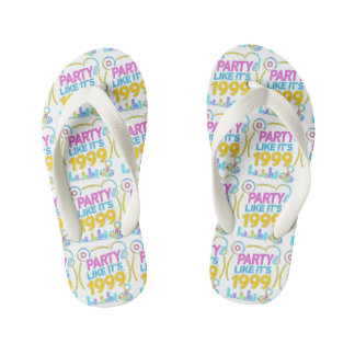 Chinelos Infantis Festa Como Se Fosse 1999®™ – Trilha Sonora Neon