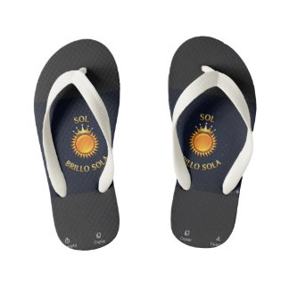 Chinelos Infantis Flip Flops with Sol Brillo Sola Logo | Inspiration
