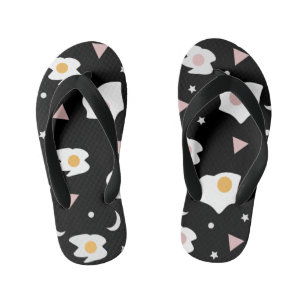 Chinelos Infantis Formas de Ovos de Confetti