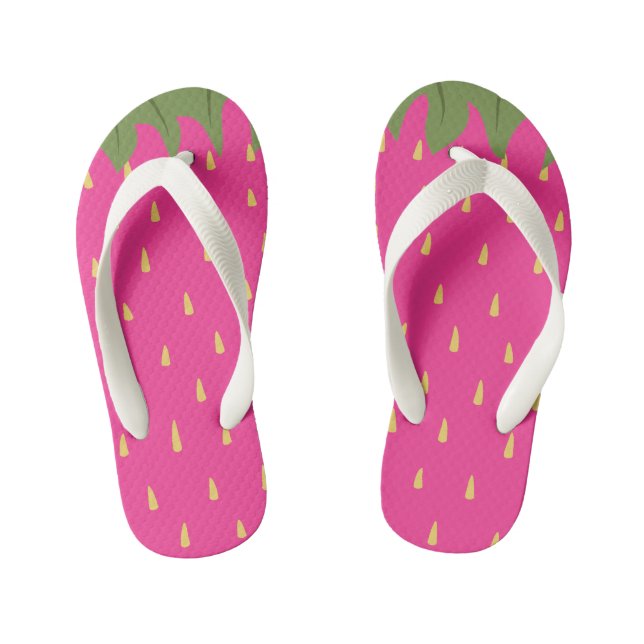 Chinelos Infantis Fruta Strawberry (Pé da cama)
