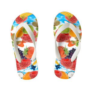 Chinelos Infantis Frutas