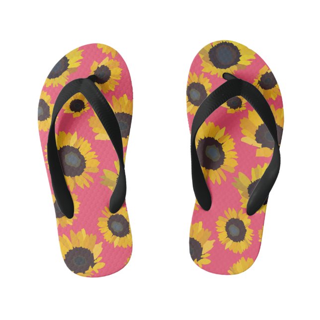Chinelos Infantis Girassol (Pé da cama)
