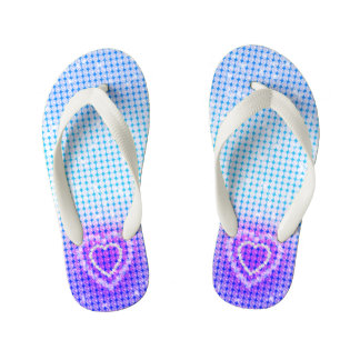 Chinelos Infantis Gradiente Roxo Azul Glamour