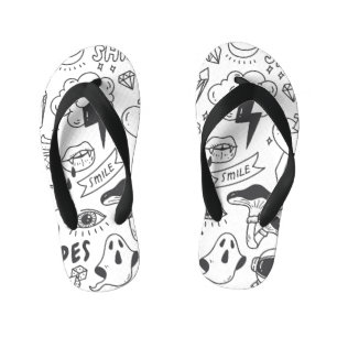 Chinelos Infantis Grafite Bonito: Conjunto de Artes de Porte.