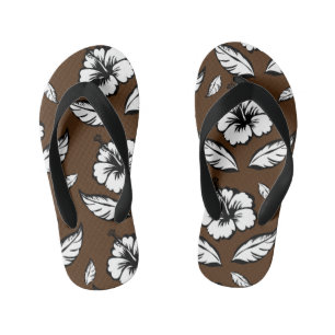 Chinelos Infantis Hibiscus Floral