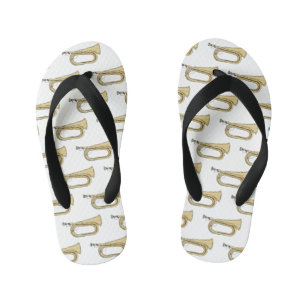 Chinelos Infantis Ilustração de desenho animado