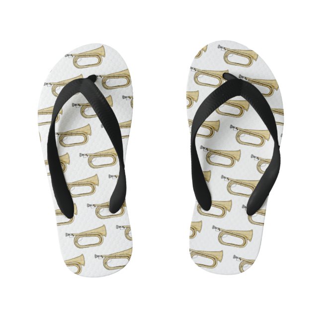 Chinelos Infantis Ilustração de desenho animado (Pé da cama)