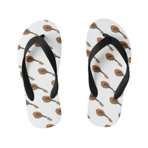 Chinelos Infantis Ilustração de desenho animado de Mandolin