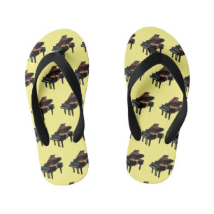 Chinelos Infantis Ilustração de desenho animado Piano