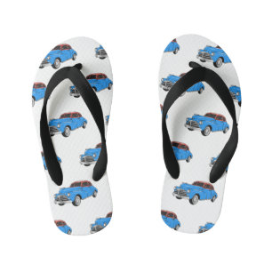Chinelos Infantis Ilustração do desenho animado Classic car 1948
