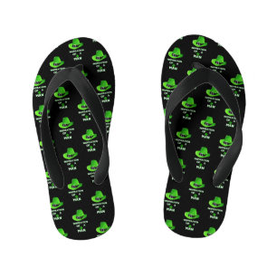 Chinelos Infantis Inspiração De Um Homem De 17 Dias De Marcha De San