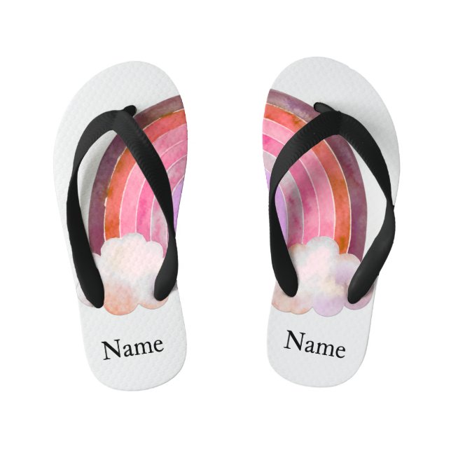 Chinelos Infantis kids' pool slides rainbow (Pé da cama)