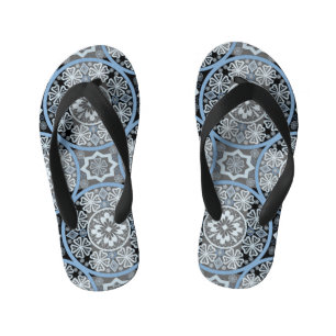 Chinelos Infantis Lace romântico: Abstrato brilhante.