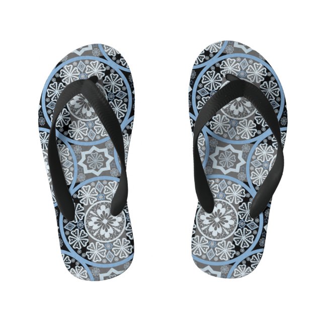 Chinelos Infantis Lace romântico: Abstrato brilhante. (Pé da cama)