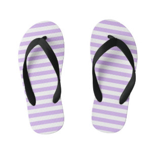 Chinelos Infantis Lavanda com striping