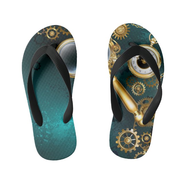 Chinelos Infantis Lupa no estilo Steampunk (Pé da cama)