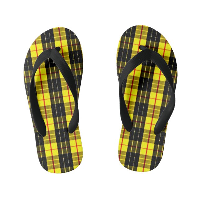 Chinelos Infantis MacLeod Tartan Lewis (Pé da cama)