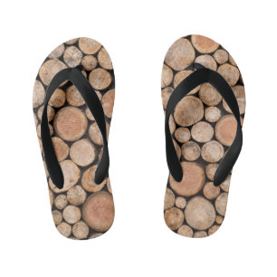 Chinelos Infantis madeira bonita