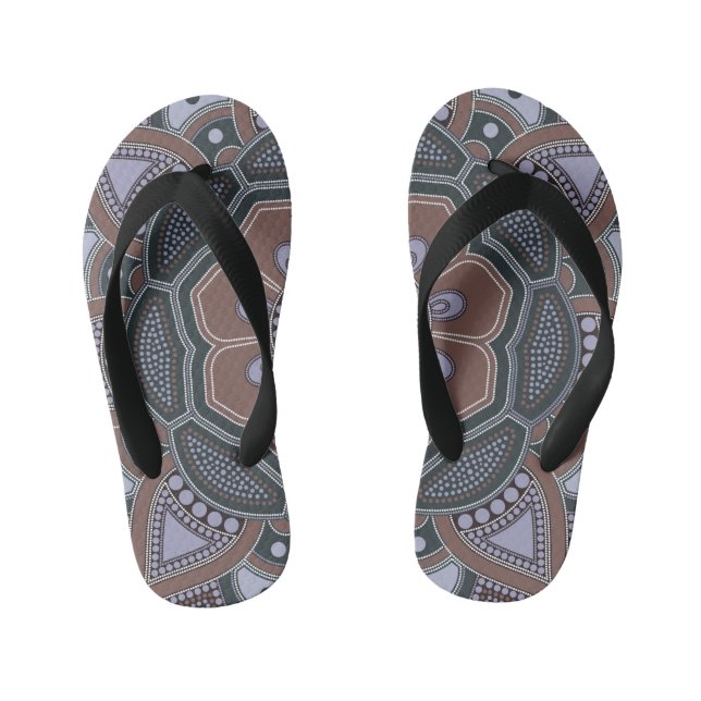 Chinelos Infantis Mandala Creative, todos os pontos para um 6 (Pé da cama)