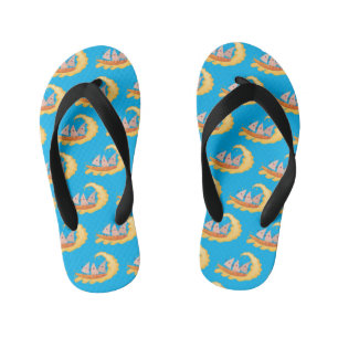 Chinelos Infantis Milhas de nachos, batatas fritas, canecas, surf