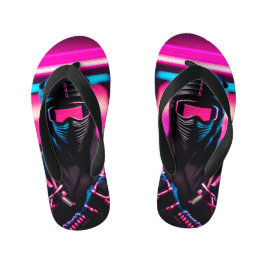 Chinelos Infantis neon ninja
