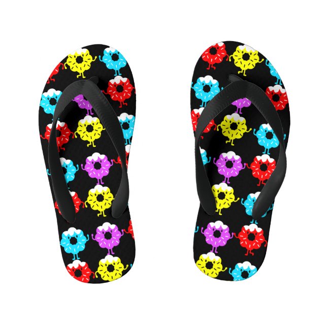 Chinelos Infantis Nozes do Dia Nacional da Rosquinha (Pé da cama)