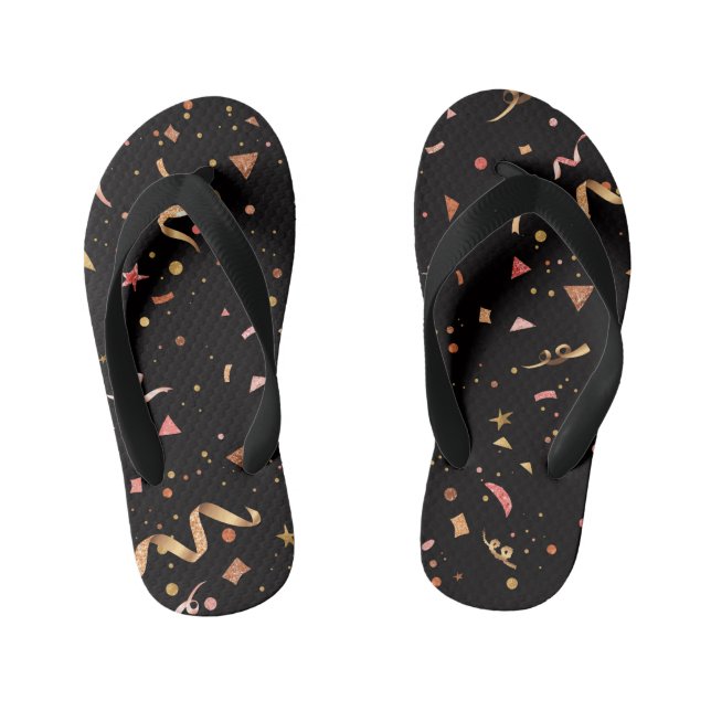 Chinelos Infantis Ornamentos Celebratórios 2 (Pé da cama)