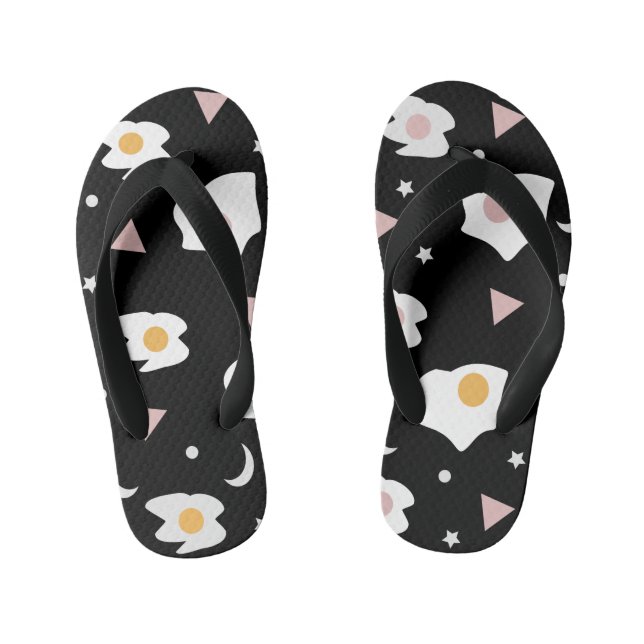 Chinelos Infantis Ovos de Confete Estrelas Formas (Pé da cama)