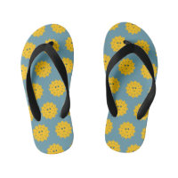 Padrão Amarelo Feliz em Azul