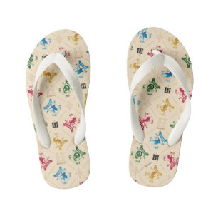 Chinelos Infantis Padrão do Ornamentado HOGWARTS™ House Crests