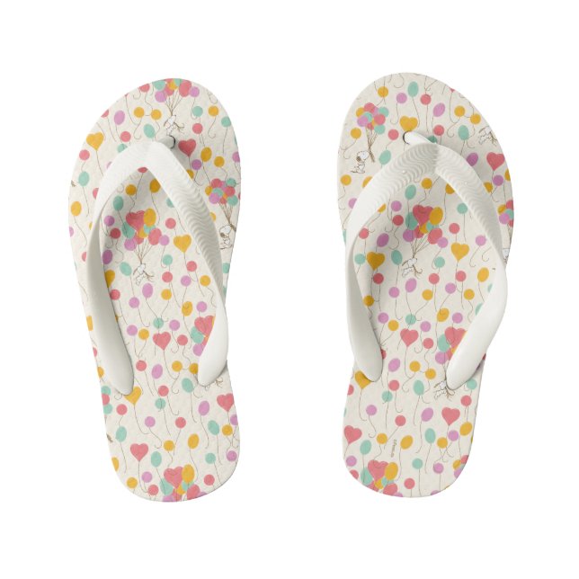 Chinelos Infantis Padrões de Blocos de Esnoopia (Pé da cama)