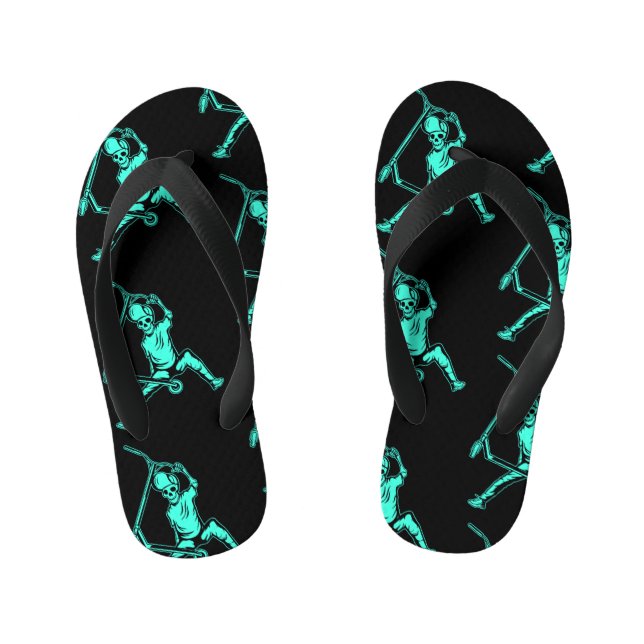 Chinelos Infantis Patinetes de truques de estilo livre (Pé da cama)