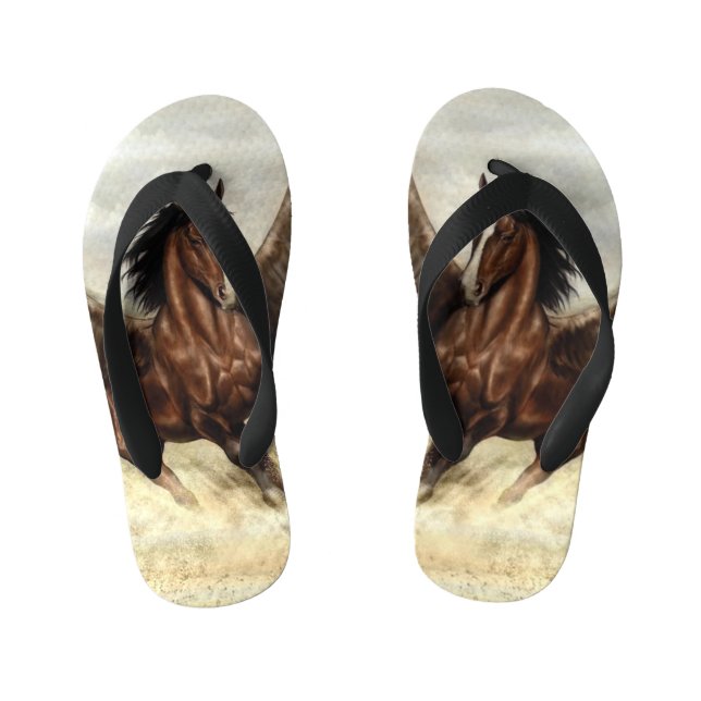 Chinelos Infantis Pegasus na asa (Pé da cama)