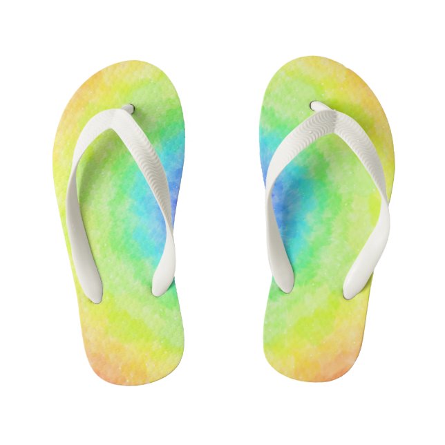 Chinelos Infantis Rainbow Radiance (Pé da cama)