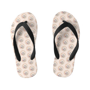 Chinelos Infantis Retriever ouro com pintura de cachorro de Tênis