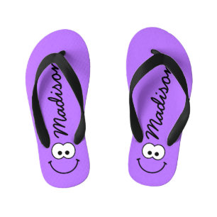 Chinelos Infantis Roxo Personalizado