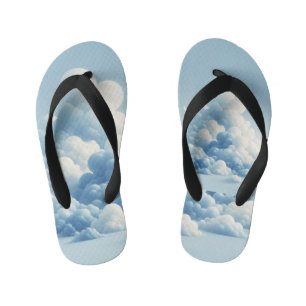 Chinelos Infantis "SkyStride: FlipFlops da Bubble da Nuvem"