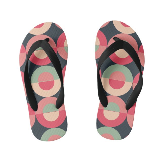 Chinelos Infantis Sunset de Verão Moderno do Século médio (Pé da cama)