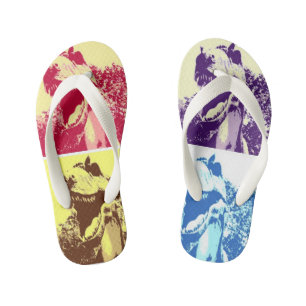 Chinelos Infantis T-Rex Pop Art