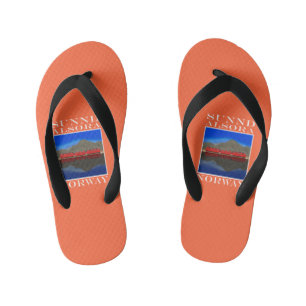 Chinelos Infantis The Red Boat Houses Sunndalsøra Noruega