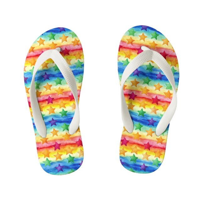 Chinelos Infantis Tie Dye Star (Pé da cama)